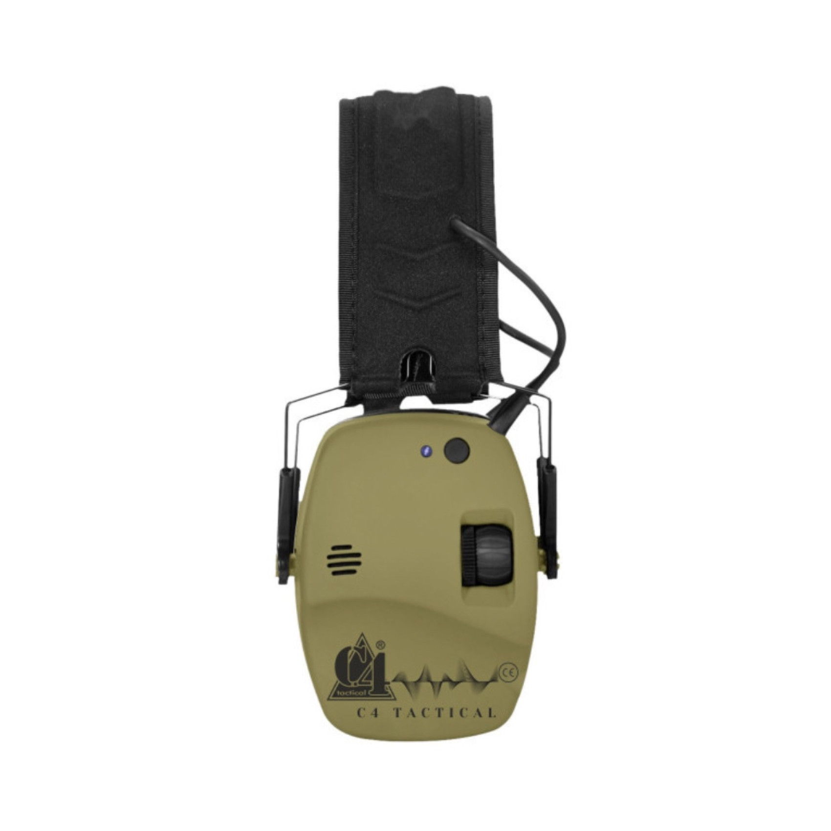 aktyvni-navushnyky-c4-tactical-snr27db-bluetooth-olyva-1-1700x1700-1.jpg C4 Tactical Active Headphones (SNR=27dB Bluetooth) Olive - Image 1