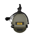 MSA Sordin Supreme Pro-X Neckband Active Headphones Olive with rear helmet holder - Image 4