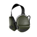 Sordin Supreme T2 Neckband Active Headphones with Rear Helmet Holder Olive