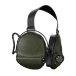 Sordin Supreme T2 Neckband Active Headphones with Rear Helmet Holder Olive - Image 2