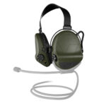 Sordin Supreme T2 Neckband Active Headphones with Rear Helmet Holder Olive - Image 4