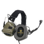 Active headphones Earmor M32 PLUS Olive