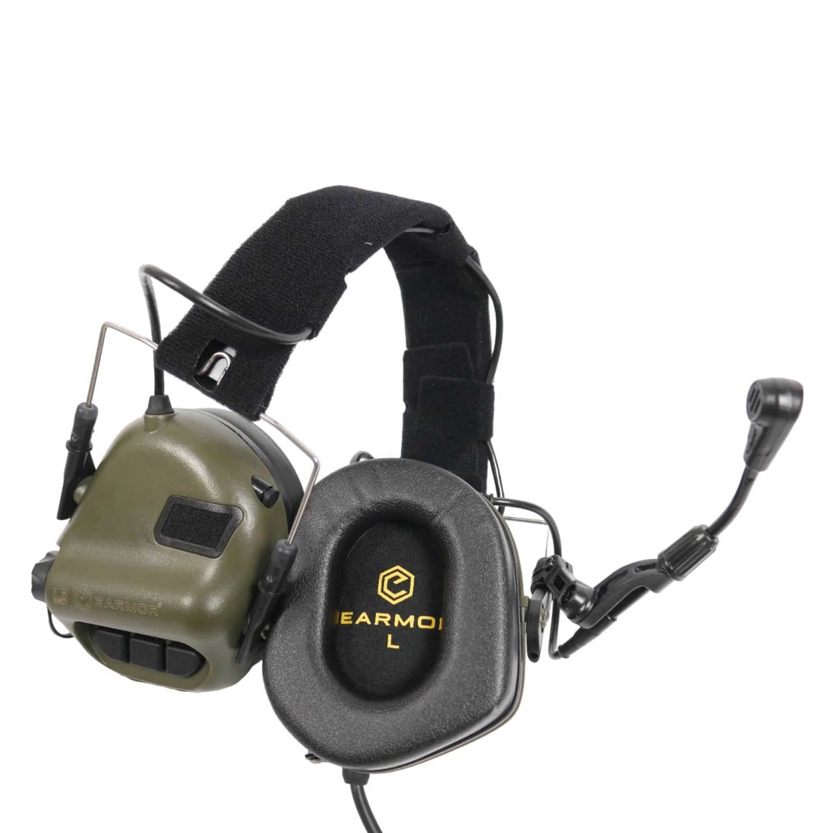 aktyvni-zakhysni-navushnyky-earmor-m32-olive-1-1700x1700-1.jpg Active headphones Earmor M32 PLUS Olive - Image 1