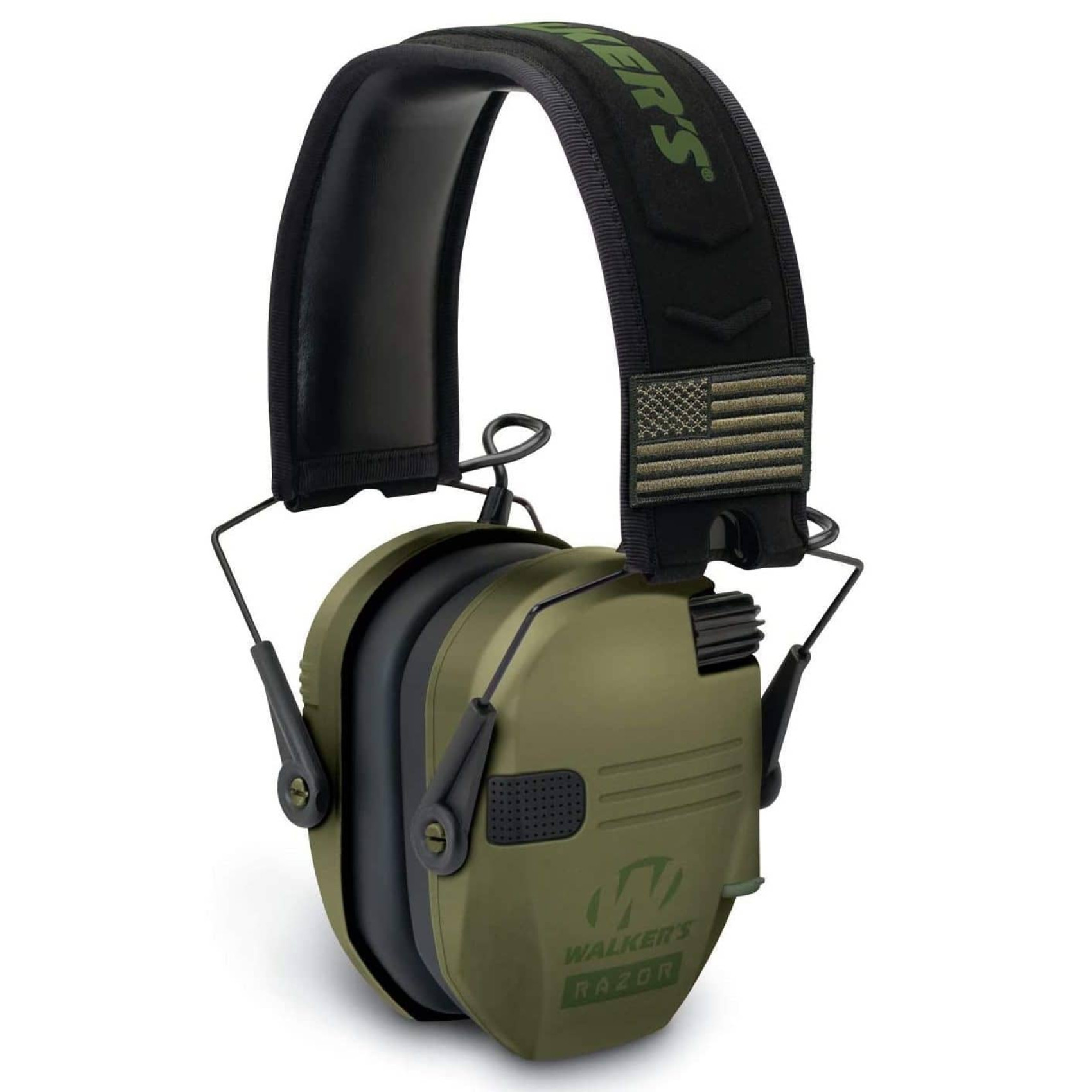 aktyvni-zakhysni-navushnyky-walkers-razor-slim-oliva-1-1700x1700-1.jpg Active protective headphones Walker's Razor Slim Olive - Image 1