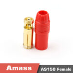 Amass AS150-M/F anti-ignition plug 7mm gold-plated plug aircraft model car model drone plant protection pack of 5 pieces - Image 3