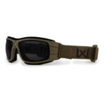 Wiley X Lynx Ballistic Goggles 2 Lenses (Black, Clear) Coyote - Image 2