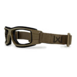 Wiley X Lynx Ballistic Goggles 2 Lenses (Black, Clear) Coyote - Image 3