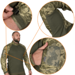 Combat shirt Camotec Raid Pixel - Olive - Image 4