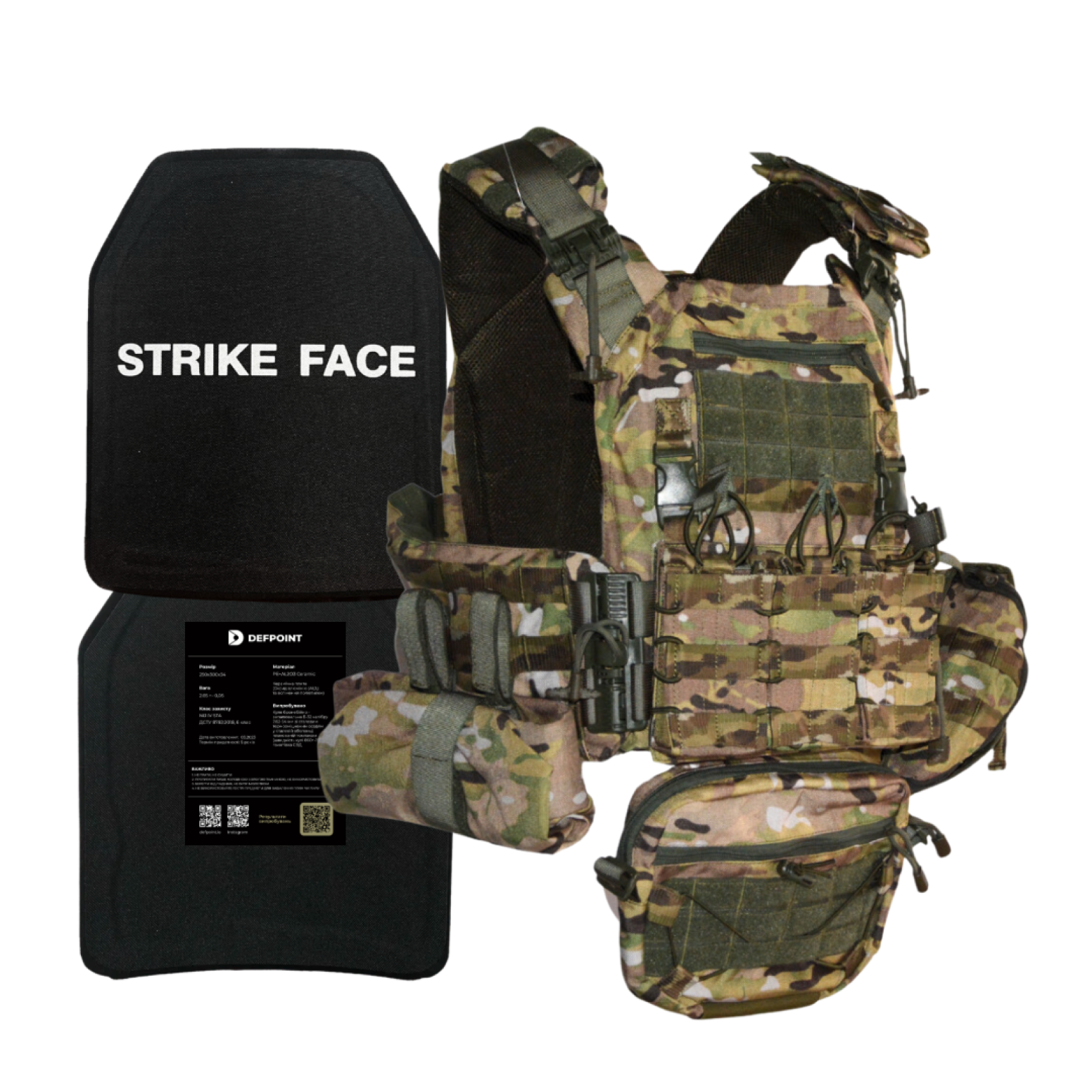 bronezhilet-dfp-gen3-6-go-klasu-keramichni-bronepliti-2-3-kg-karbid-kremniyu-kolir-piksel-1700x1700-1.png DFP GEN3 bulletproof vest, class 6. Ceramic armor plates 2.3 kg (silicon carbide). Color: Multicam - Image 1
