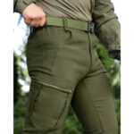 Tactical cargo pants Bezet Softshell Echelon Khaki - Image 11