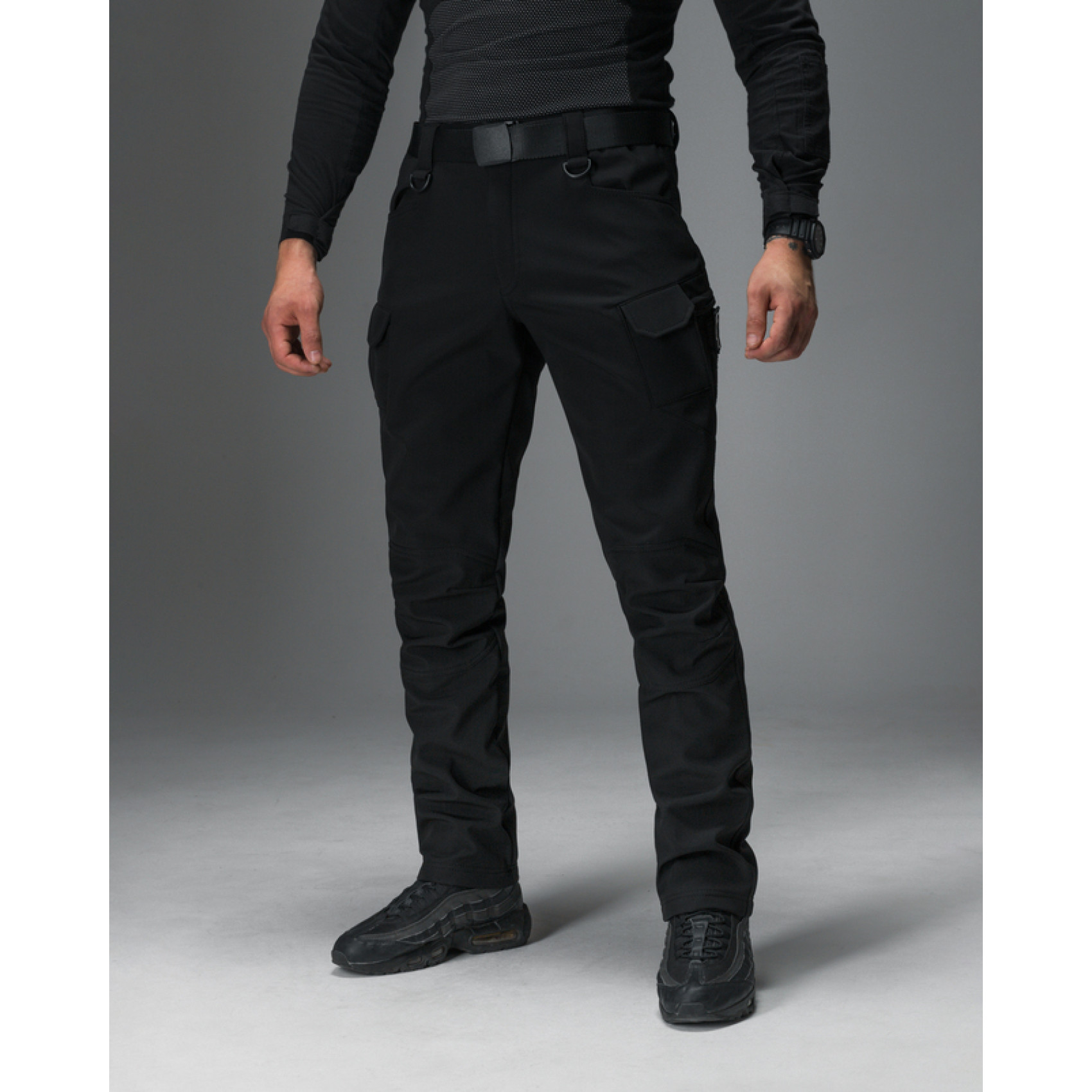 bryuky-kargo-taktychni-softshell-bezet-bayraktar-chornyy-1700x1700-1.jpeg Tactical cargo pants Bezet Softshell Bayraktar Black - Image 1