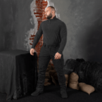 Camotec Hawk Black fleece jacket - Image 2