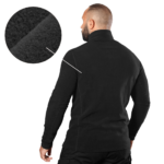 Camotec Hawk Black fleece jacket - Image 3