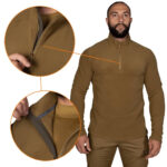 Camotec Hawk Himatec Fleece Jacket Coyote - Image 5