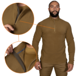 Camotec Hawk Coyote fleece jacket - Image 4