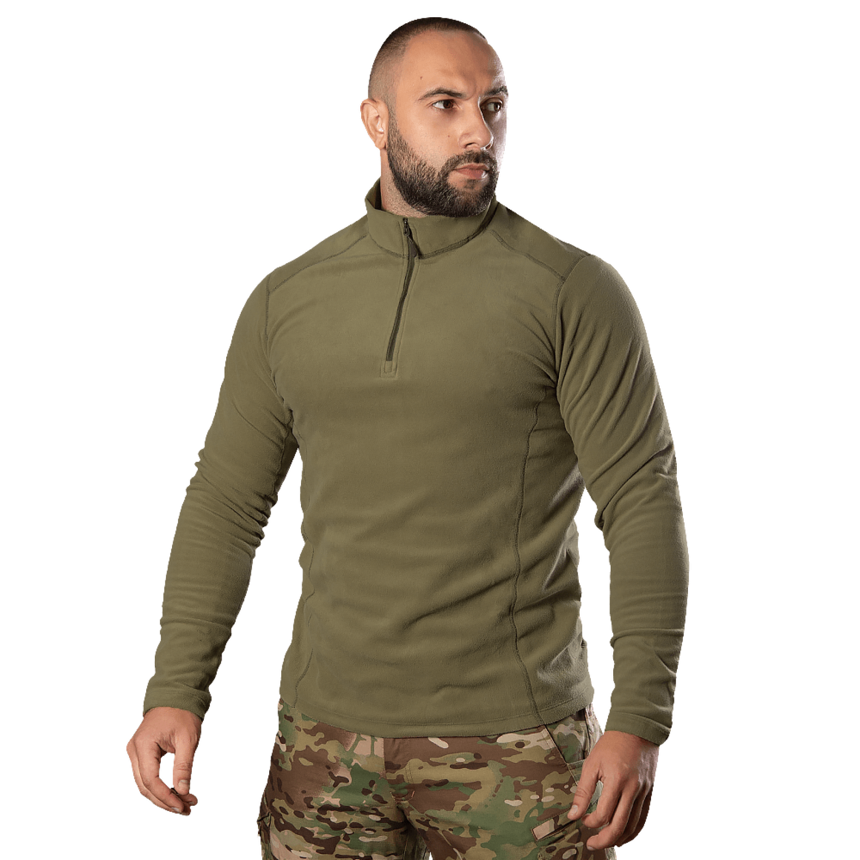 flisova-kofta-camotec-hawk-pisochnyy-1-1700x1700-1.png Camotec Hawk Tan fleece jacket - Image 1