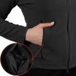 Camotec Pani Meadow Black fleece jacket - Image 3