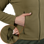 Camotec Pani Meadow Tan fleece jacket - Image 3