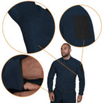 Camotec Patrol 2.0 Himatec Pro Blue fleece jacket - Image 4