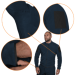 Camotec Patrol 2.0 Blue fleece jacket - Image 3