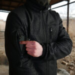 Fleece jacket Militex Windblock Tactical mod.4 Black - Image 10