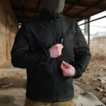 Fleece jacket Militex Windblock Tactical mod.4 Black - Image 9