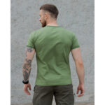 T-shirt Bezet Base Olive - Image 3