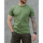 T-shirt Bezet Base Olive - Image 4