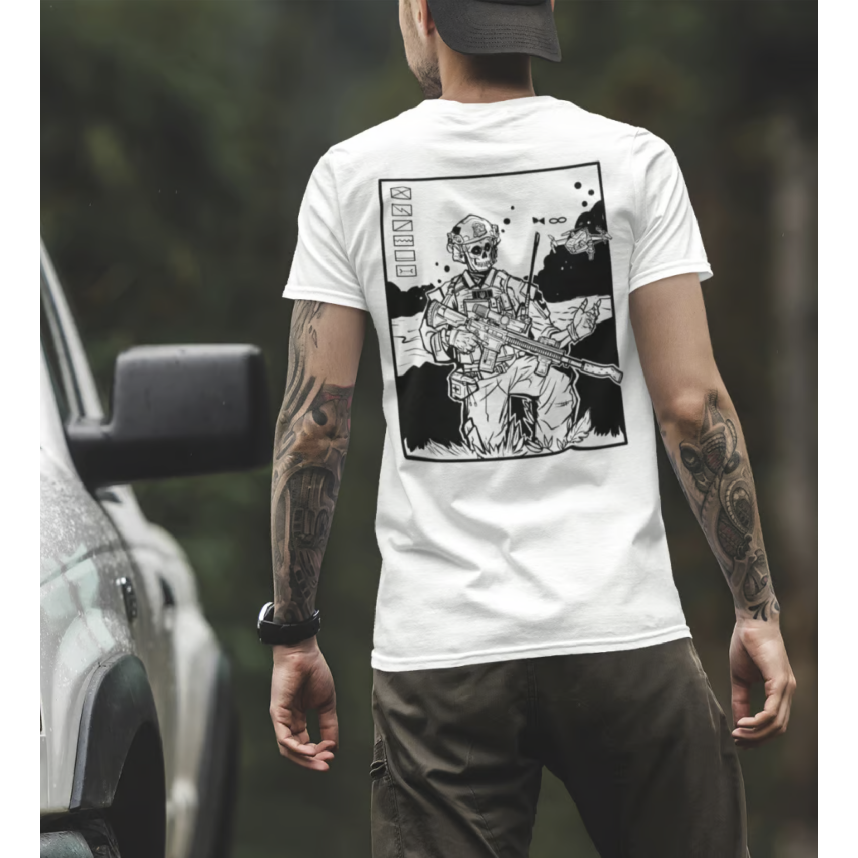 futbolka-bezet-warrior-03-we-feel-bilyy-1700x1700-1.png Bezet Warrior 03 We Feel White T-Shirt - Image 1
