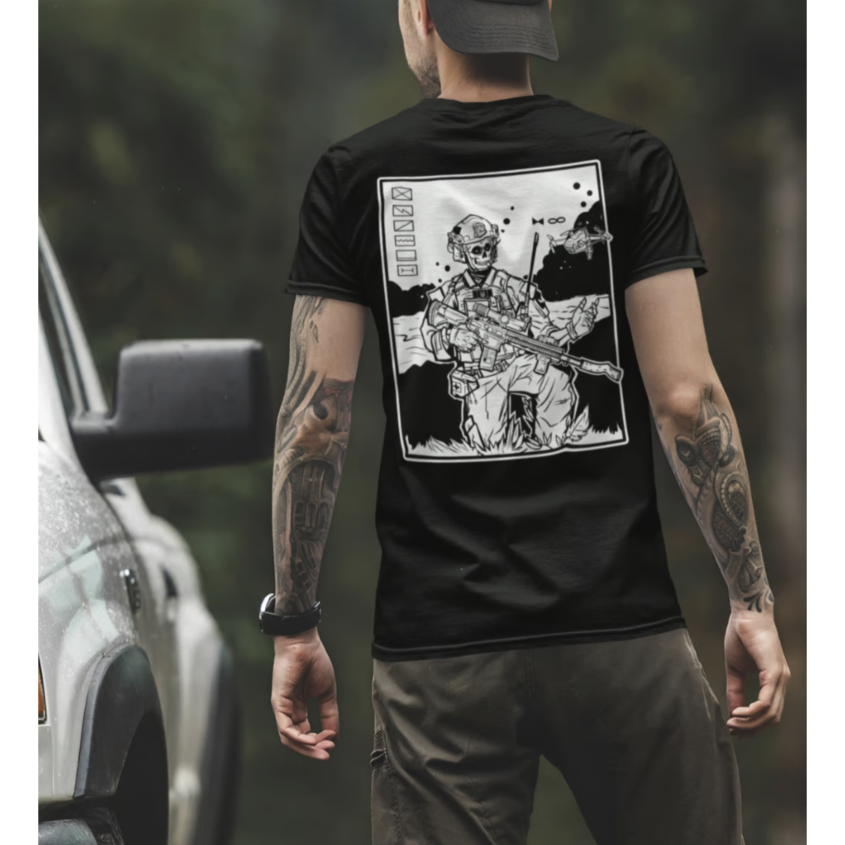 futbolka-bezet-warrior-03-we-feel-chornyy-1700x1700-1.png Bezet Warrior 03 We Feel Black T-Shirt - Image 1