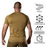 Camotec Thorax 2.0 CoolPass SJ Coyote T-shirt - Image 3