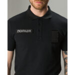 Polo shirt tactical Bezet Black - Image 4