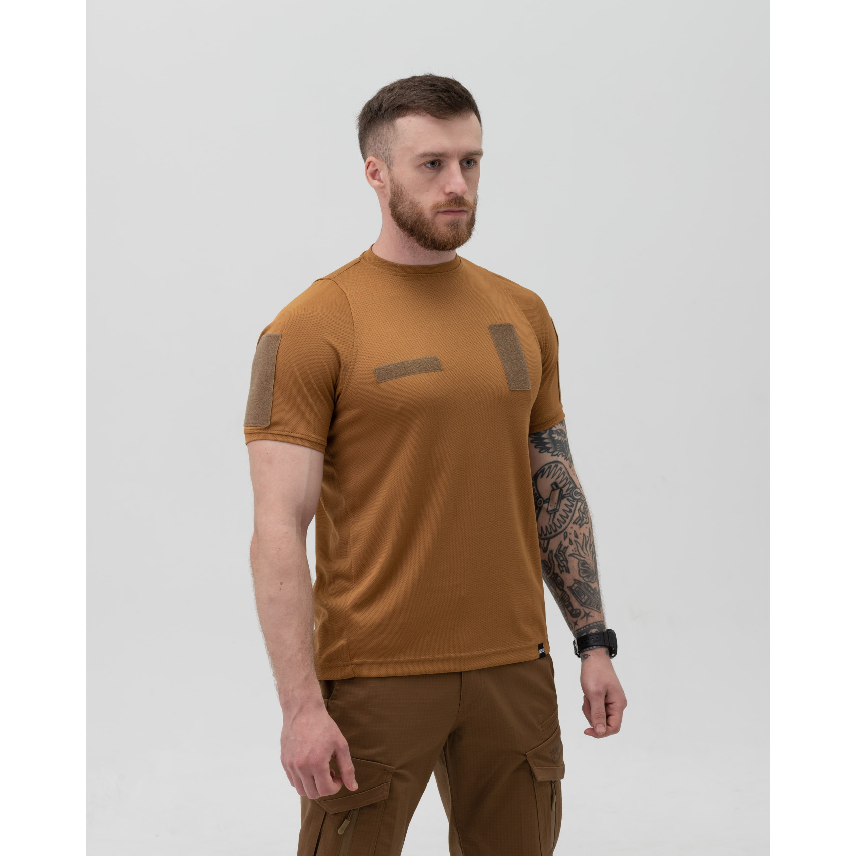 futbolka-shvydkosokhnucha-taktychna-bezet-koiot-1700x1700-1.jpeg T-shirt quick-drying tactical Bezet Coyote - Image 1