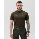 T-shirt quick-drying tactical Bezet Olive - Image 5
