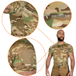 Camotec Thorax Patrol T-shirt Multicam - Image 4