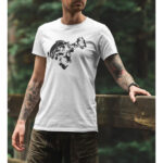 We Feel T-shirt Skull in a helmet White - Image 2