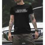 T-shirt We Feel Death is not scary Black