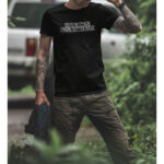 T-shirt We Feel Death is not scary Black - Image 2