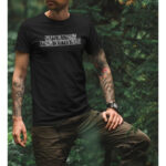 T-shirt We Feel Death is not scary Black - Image 3