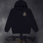 Hoodie with print We Feel “JOLLY ROGER” (2017) - Image 6