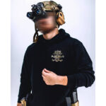 Hoodie with print We Feel “JOLLY ROGER” (2017) - Image 7