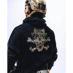 Hoodie with print We Feel “JOLLY ROGER” (2017) - Image 8