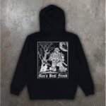 Hoodie with print We Feel "BEST FRIEND" (2042)