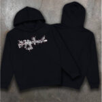 Hoodie with print We Feel "BLESSED GUN" (2039) - Image 3