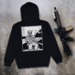 Hoodie with print We Feel “DRONE (2019) - Image 4