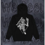 Hoodie with print We Feel "FUCK THIS DEATH" (2020)