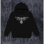 Hoodie with print We Feel "RAVEN OF ODIN" (8004)