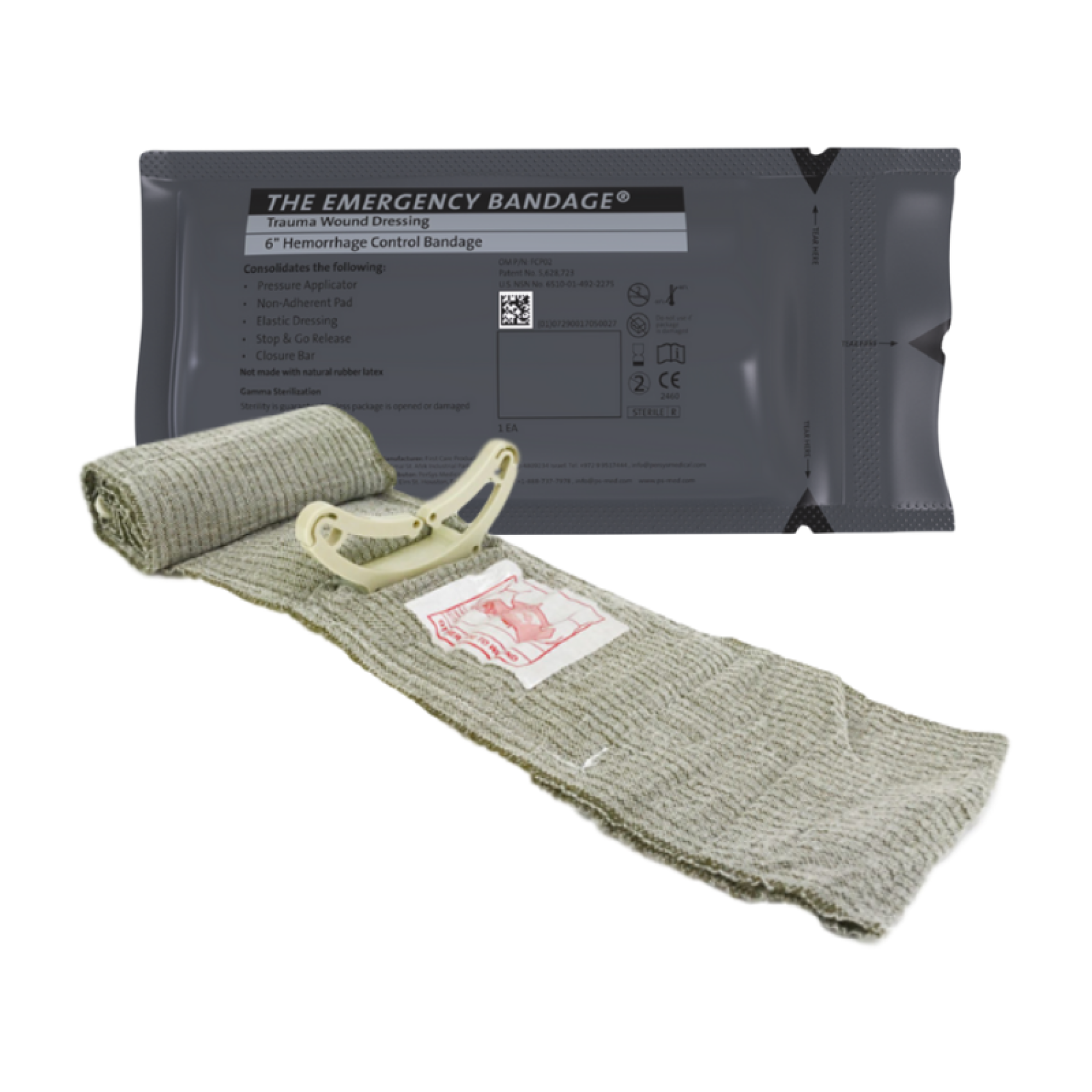 izrayilskyi-bandazh-persysmedical-rozmir-6-2-1700x1700-1.png PERSYS Medical 6″ Israeli compression bandage with one cushion - Image 1