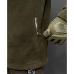 Fleece jacket Bezet Olive - Image 3