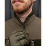 Fleece jacket Bezet Olive - Image 4